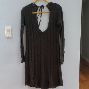 Free People Angel Mohair Alpaca knit mini dress